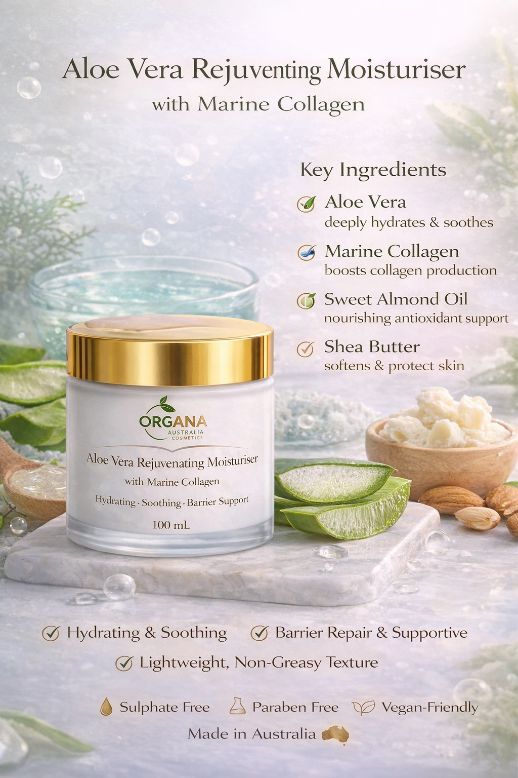 Aloe Vera Rejuvenating Moisturiser - Image 3